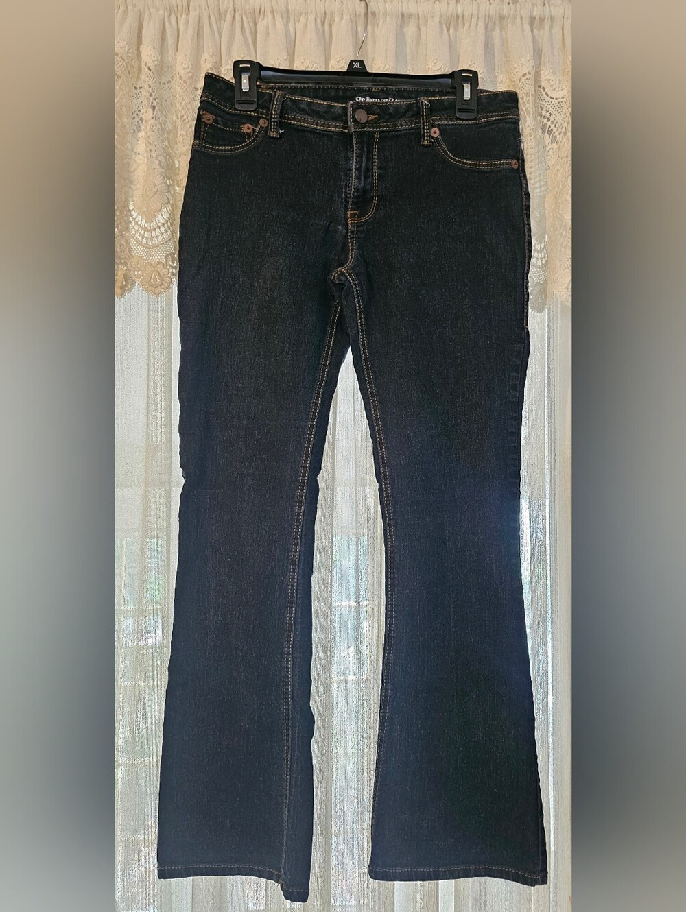 Women’s St John's Bay Dark Blue Stretch Bootcut Jeans